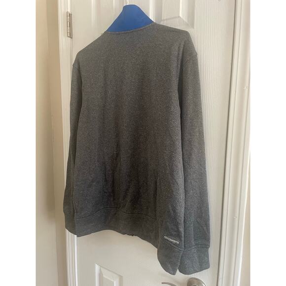 adidas Gray and Blue Men's Jacket - Picture 7 of 10